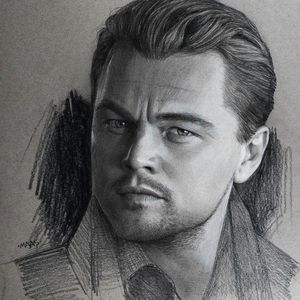 Print out of Leonardo Dicaprio